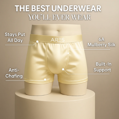 高級絹トランクス｜一日中快適